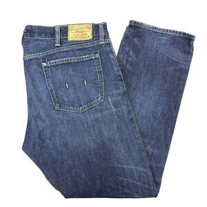Polo Ralph Lauren Jeans Mens FITS 38x31‎ Blue The Classic Fit Dark Wash
